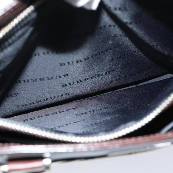 BURBERRY Nova Check Hand Bag Canvas Beige Auth ep4500 - Picture 16 of 16